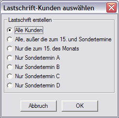 Lastschrift